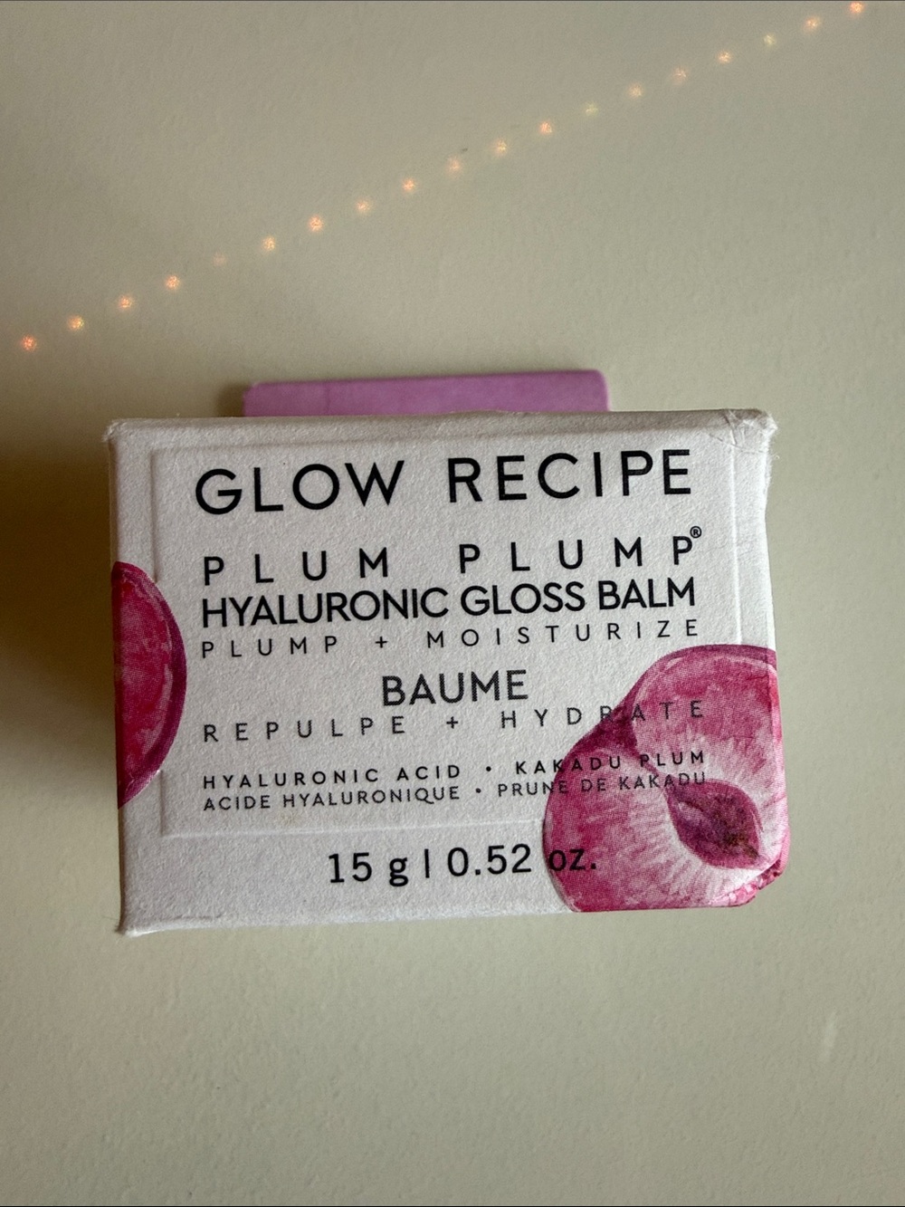Glow Recipe Plum Plump Hyaluronic Gloss Balm - 15g 0.52 oz